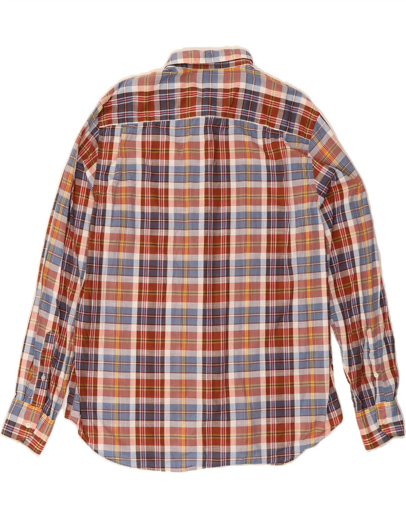 MASSIMO DUTTI Mens Shirt 2XL Multicoloured Check Cotton Vintage Massimo Dutti and Second-Hand Massimo Dutti from Messina Hembry 