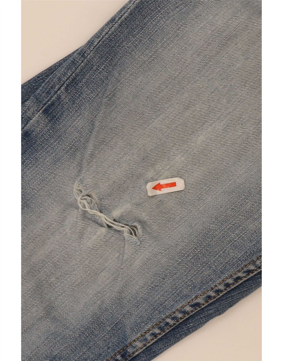 Guess Mens Straight Jeans W32 L29 Blue Cotton