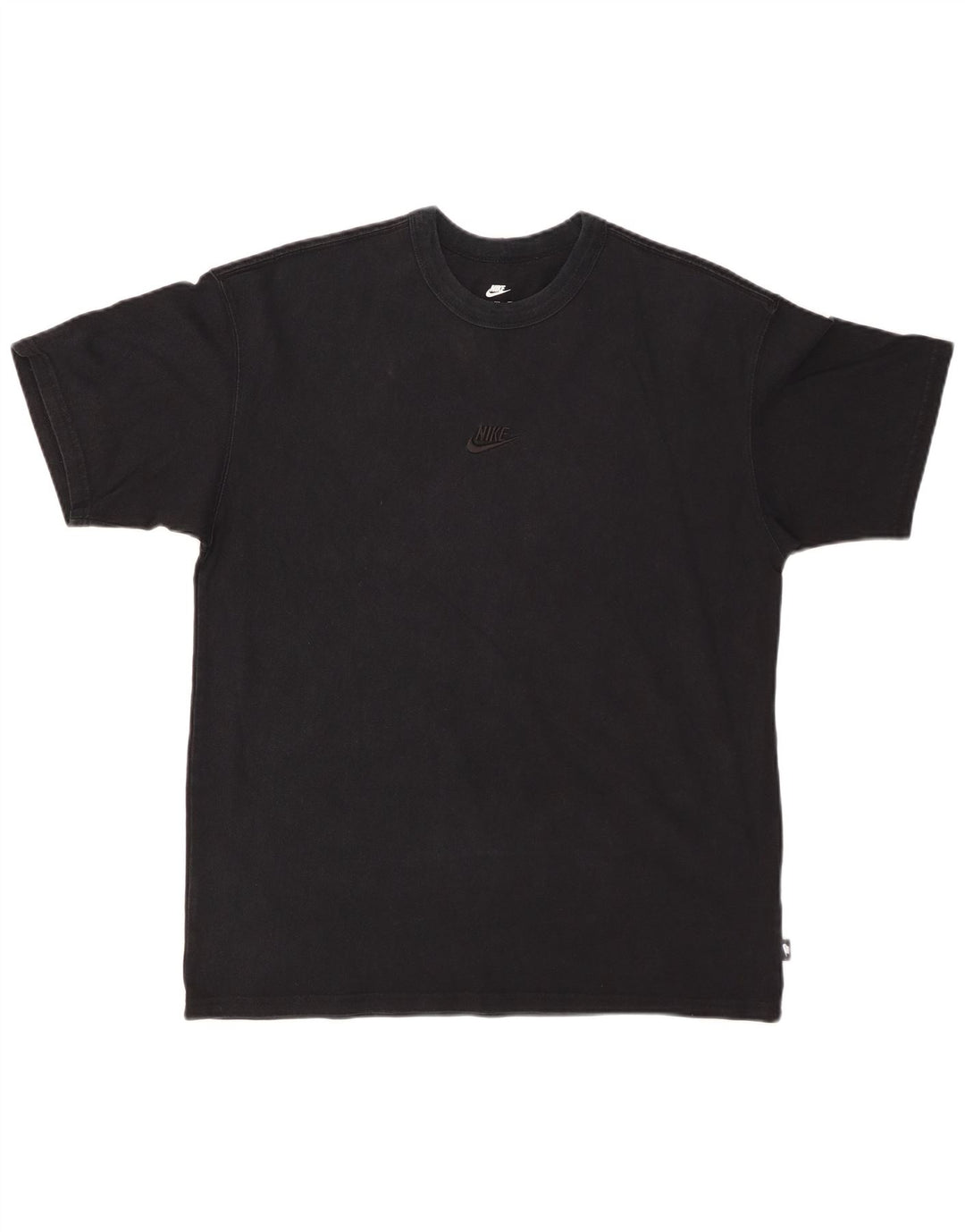 NIKE Mens Loose Fit T-Shirt Top Medium Black Cotton