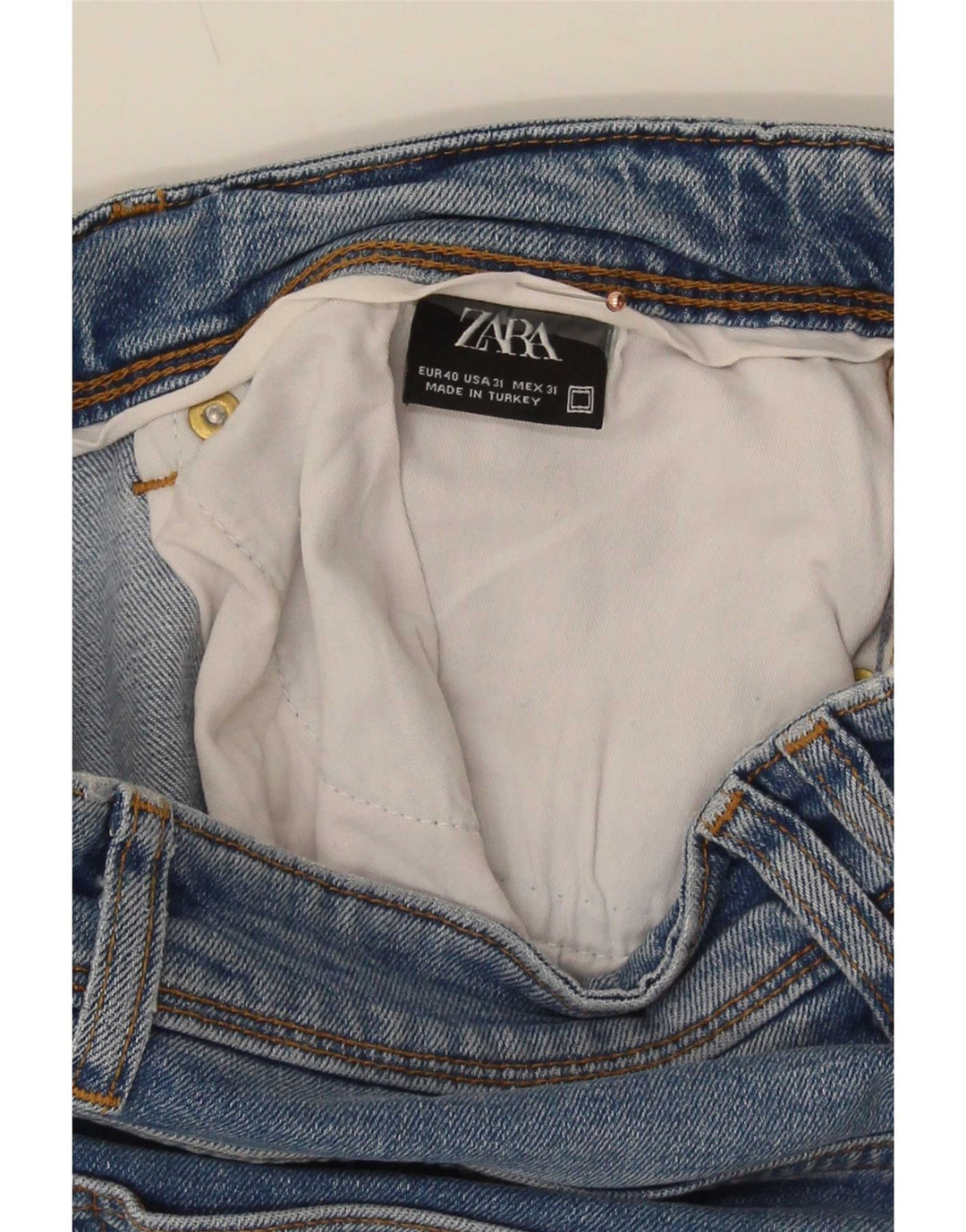 Zara Mens Slim Jeans EU 40 Medium W31 L30 Blue