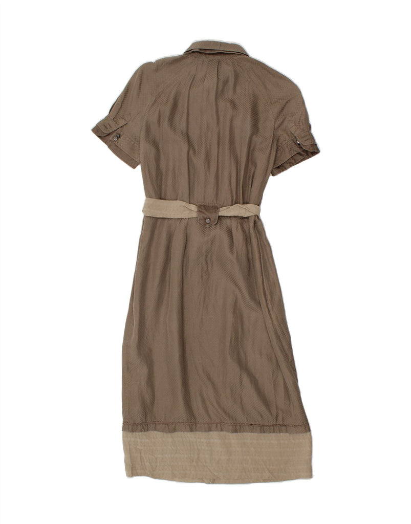 MASSIMO DUTTI Womens Basic Dress EU 40 Medium Grey Silk | Vintage Massimo Dutti | Thrift | Second-Hand Massimo Dutti | Used Clothing | Messina Hembry 