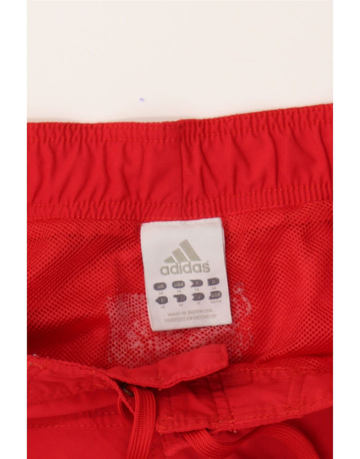 ADIDAS Mens Swimming Shorts Medium  Red Vintage Adidas and Second-Hand Adidas from Messina Hembry 
