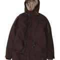 Jack & Jones Mens Hooded Parka Jacket UK 34 XS Black Polyester