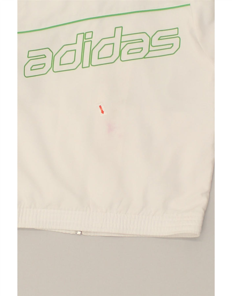 ADIDAS Boys Graphic Tracksuit Top Jacket 3-4 Years White Polyester | Vintage Adidas | Thrift | Second-Hand Adidas | Used Clothing | Messina Hembry 