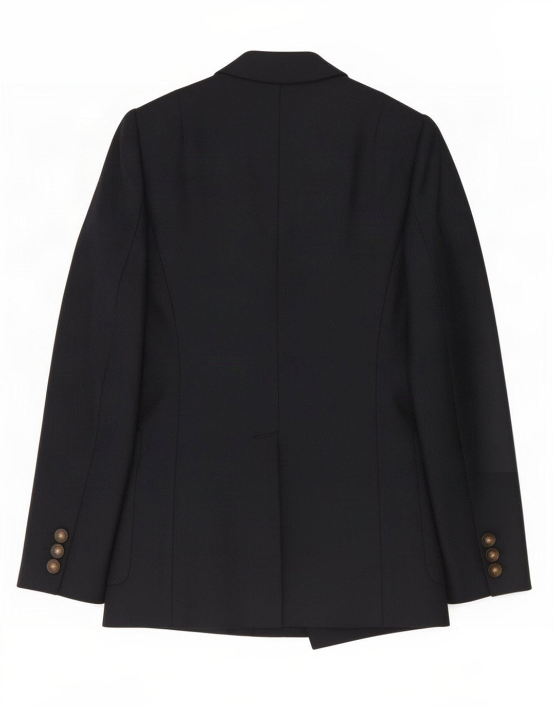 Reiss Womens Double Breasted Blazer Jacket UK 8 Small Navy Blue Wool