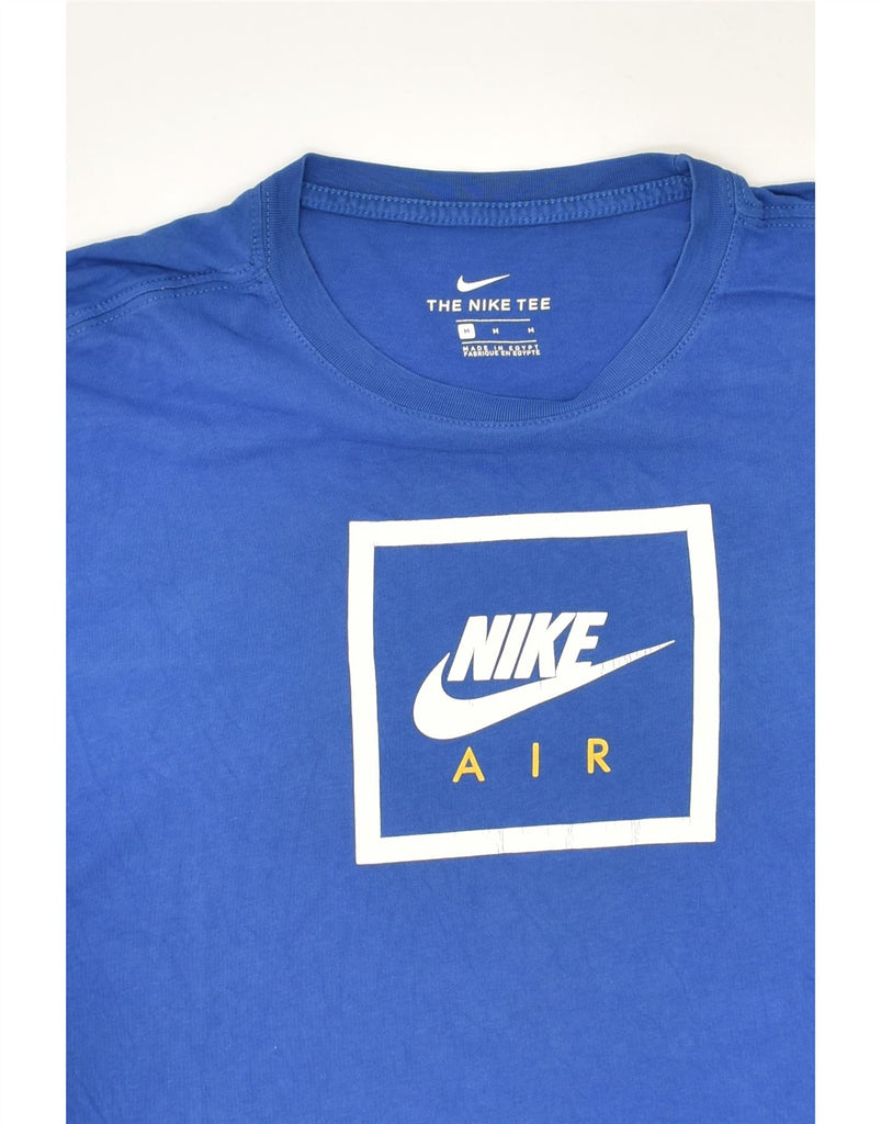 NIKE Mens Air Graphic T-Shirt Top Medium Blue Cotton | Vintage Nike | Thrift | Second-Hand Nike | Used Clothing | Messina Hembry 