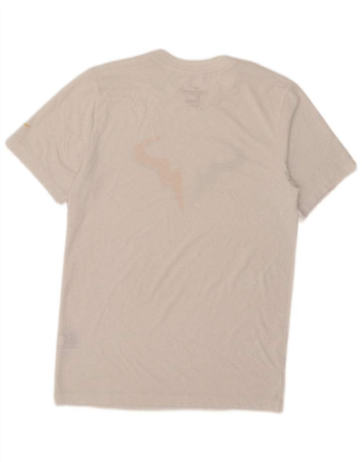 Nike Mens Dri Fit Graphic T-Shirt Top Small White Polyester