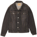 Vintage Mens Denim Jacket UK 42 XL Grey Cotton