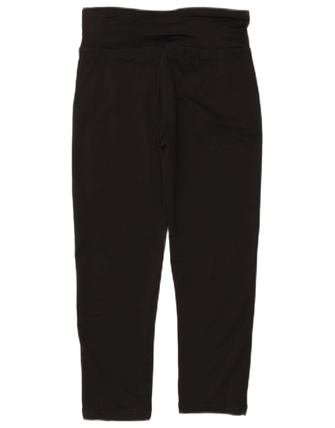 Reebok Girls Capri Graphic Leggings 10-11 Years Black Polyester