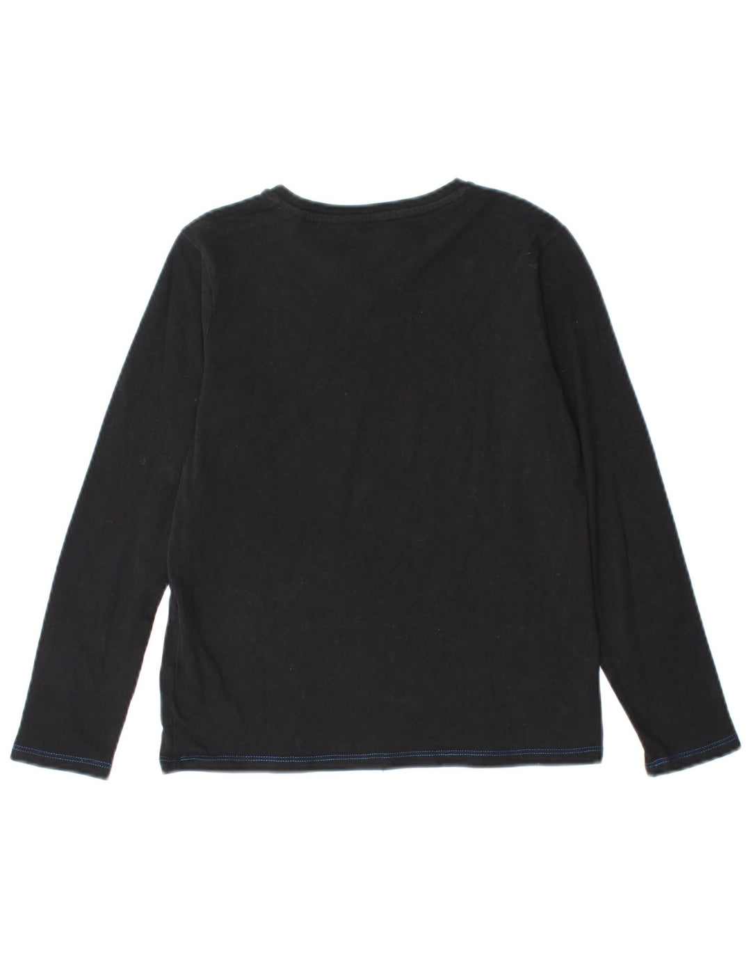 GUESS Boys Graphic Top Long Sleeve 9-10 Years Black Cotton