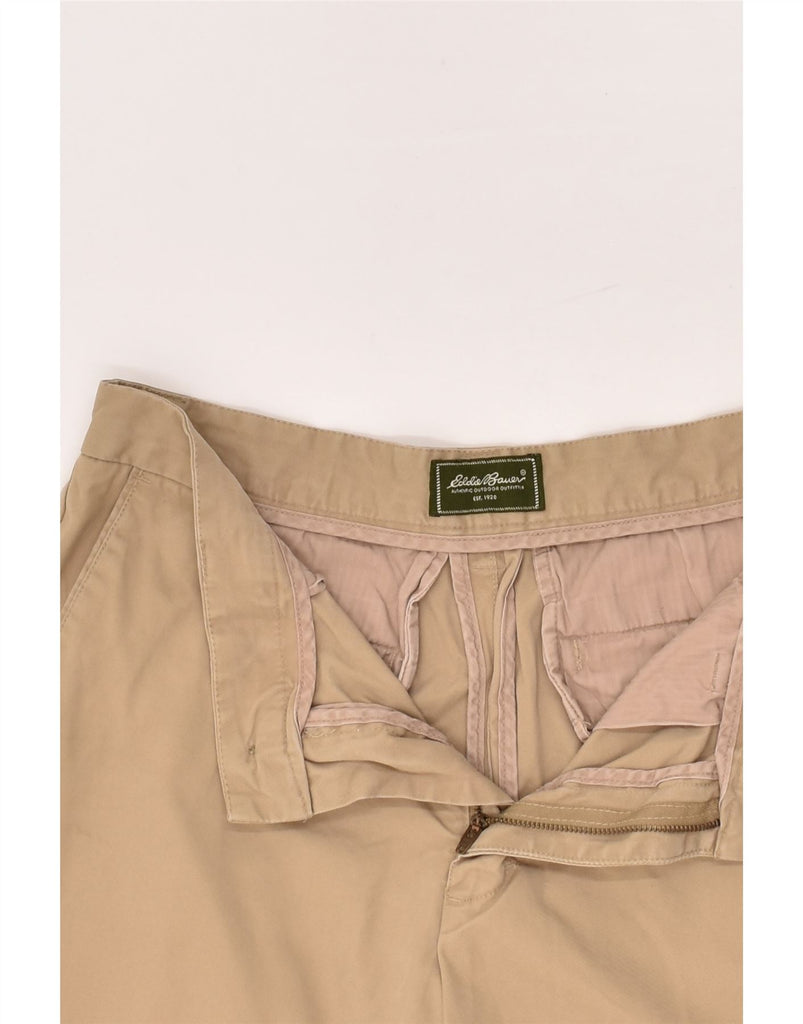 EDDIE BAUER Mens Chino Shorts W30 Medium Brown Cotton | Vintage Eddie Bauer | Thrift | Second-Hand Eddie Bauer | Used Clothing | Messina Hembry 