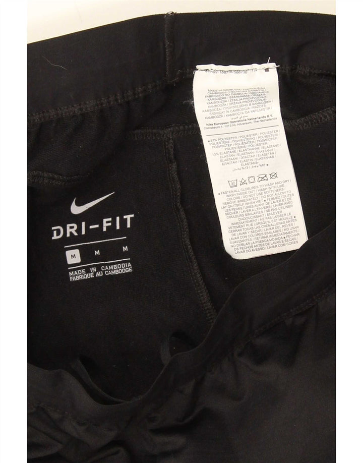 Nike Mens Dri Fit Tracksuit Trousers Medium Black Polyester