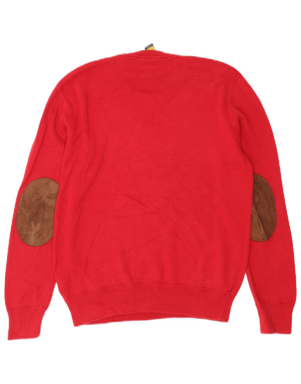 Polo Ralph Lauren Boys Crew Neck Jumper Sweater 14-15 Years Large Red