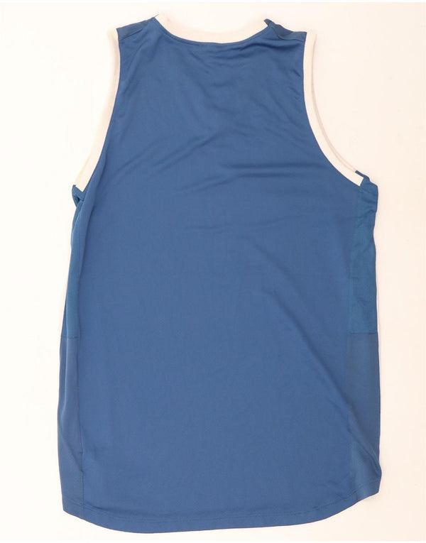 Nike Mens Tall Vest Top 3XL Blue Colourblock Polyester