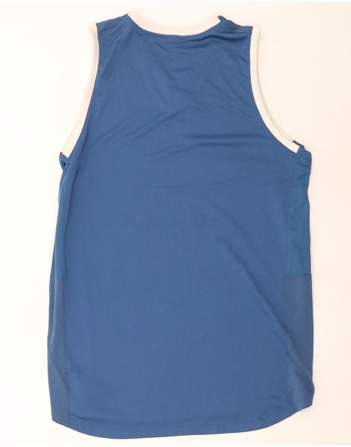 Nike Mens Tall Vest Top 3XL Blue Colourblock Polyester