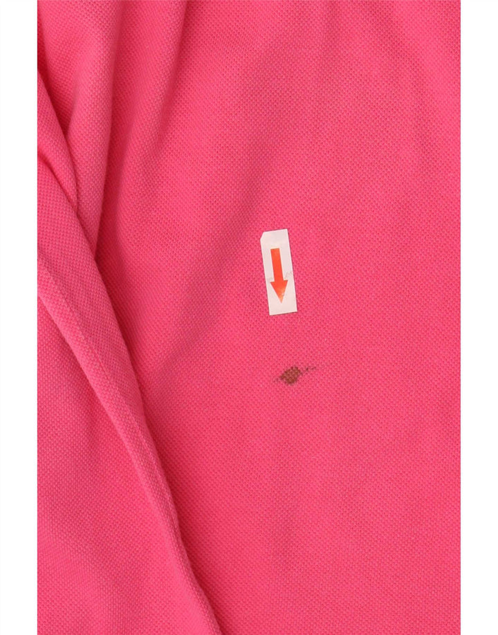 Lacoste Mens Polo Shirt Size 5 Large Pink Cotton