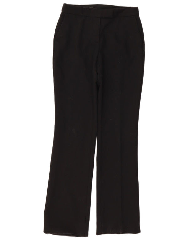 ZARA Womens Straight Suit Trousers Small W27 L33 Black Polyester