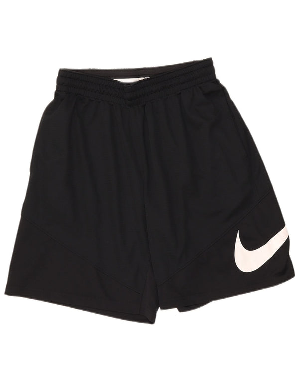 Nike Mens Dri Fit Graphic Sport Shorts Large  Black Polyester