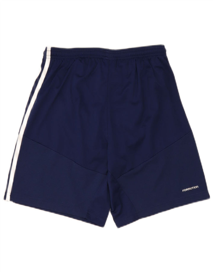 Adidas Boys Climacool Sport Shorts 13-14 Years XL Navy Blue Polyester