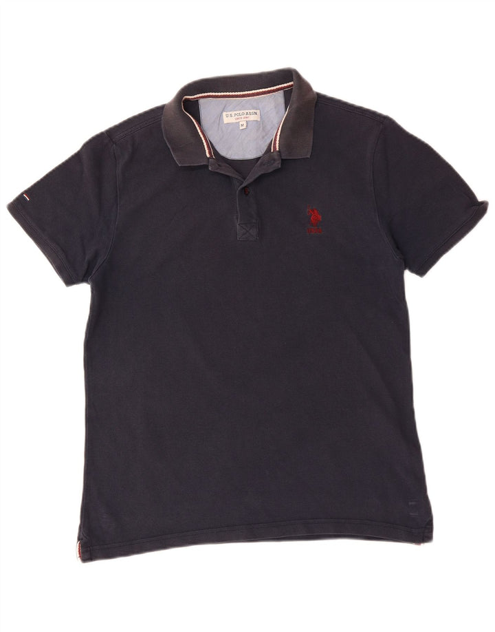 U.S. Polo Assn. Mens Polo Shirt Medium Navy Blue Cotton