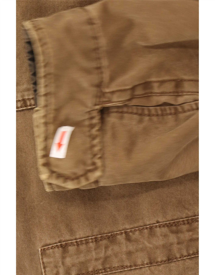 Camel Active Mens Military Jacket IT 56 3XL Brown Cotton