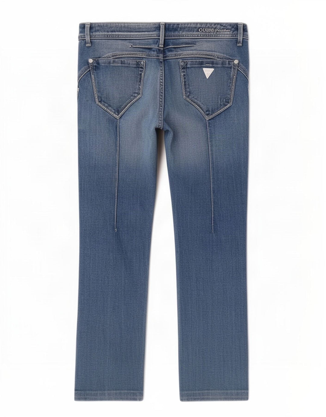 Guess Womens Straight Jeans W29 L27 Blue Cotton