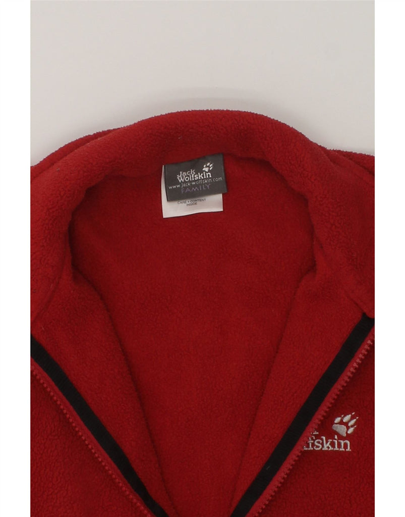 JACK WOLFSKIN Girls Fleece Jacket 13-14 Years Red Polyester | Vintage Jack Wolfskin | Thrift | Second-Hand Jack Wolfskin | Used Clothing | Messina Hembry 