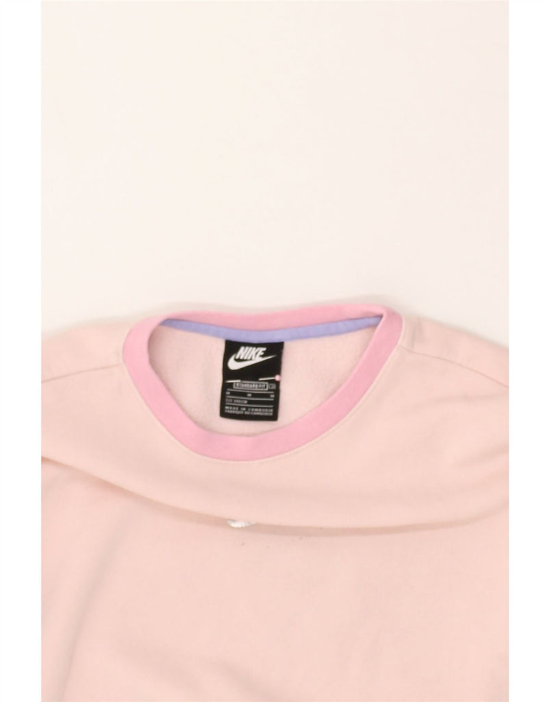 NIKE Girls Standard Fit Jumper Dress 10-11 Years Medium Pink Colourblock | Vintage Nike | Thrift | Second-Hand Nike | Used Clothing | Messina Hembry 