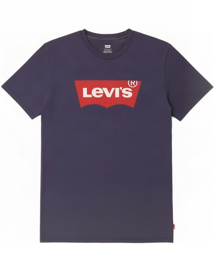 Levi's Mens Graphic T-Shirt Top Medium Navy Blue