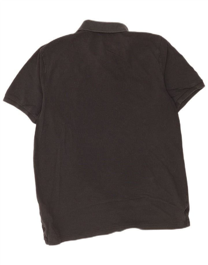 Nike Mens Polo Shirt Medium Black Cotton