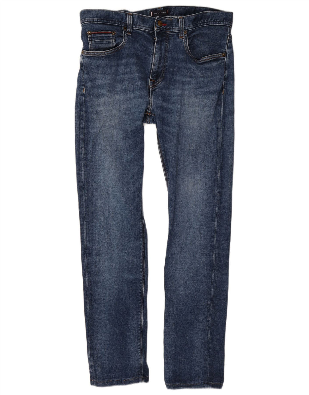 Tommy Hilfiger Mens Bleecker Slim Jeans W33 L30 Blue Cotton