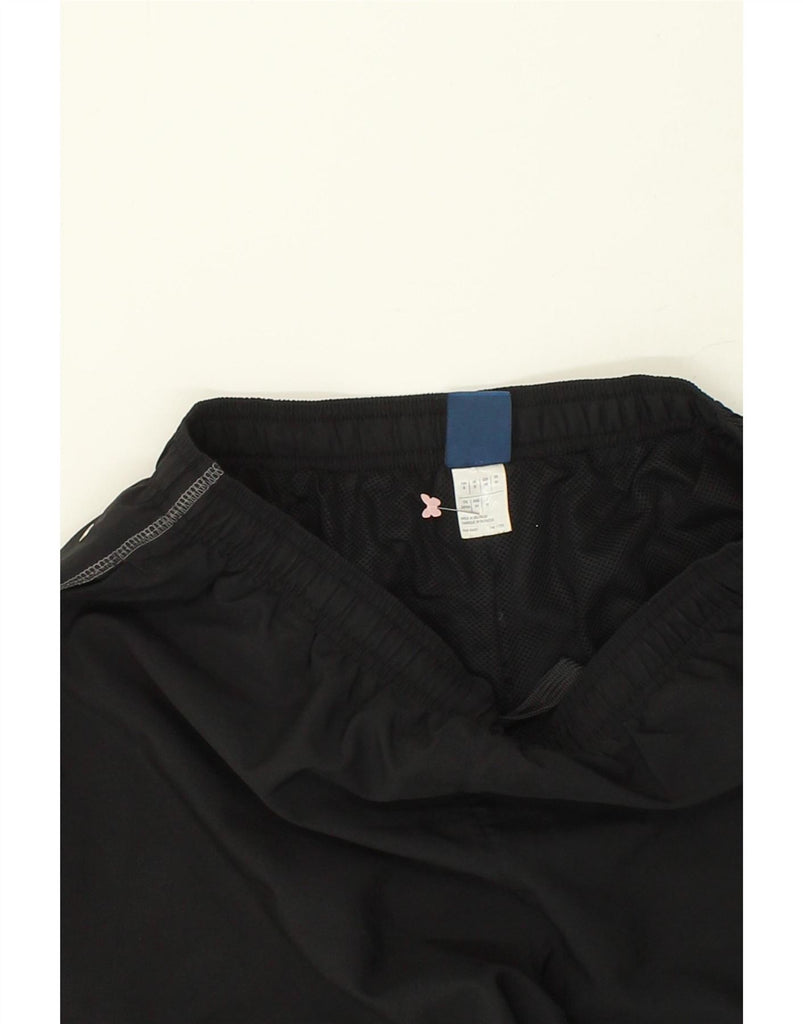 REEBOK Mens Capri Tracksuit Trousers Small Black Polyester Vintage Reebok and Second-Hand Reebok from Messina Hembry 