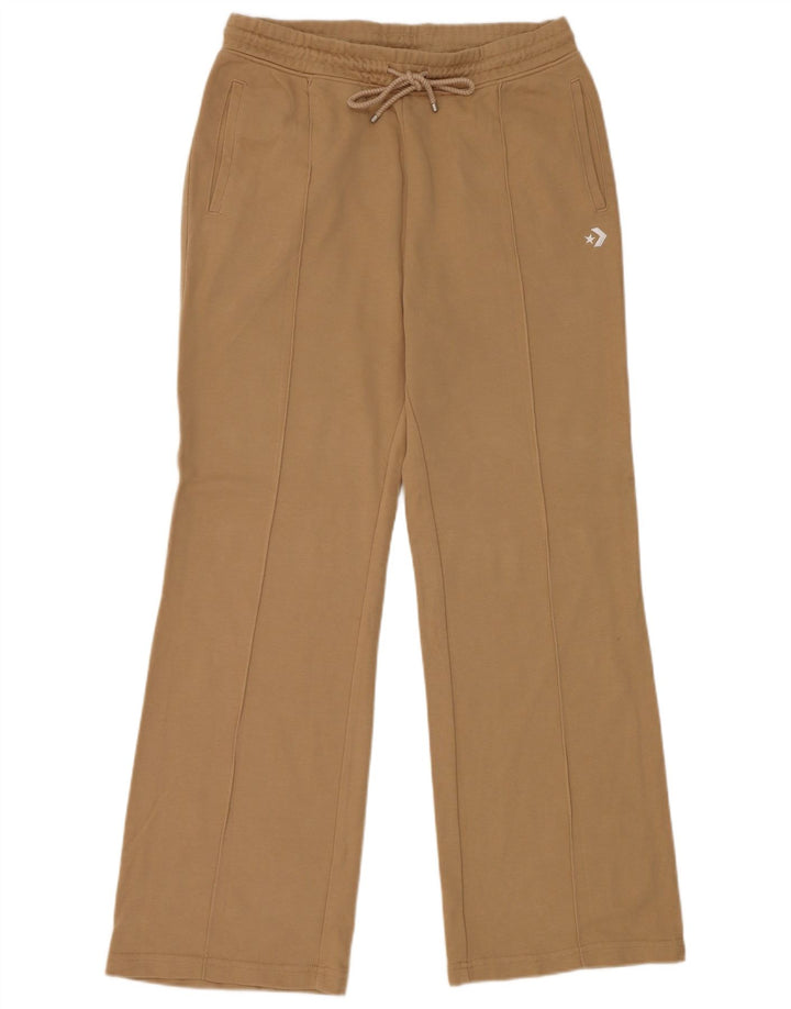 Converse Womens Tracksuit Trousers UK 16 Large  Beige Cotton