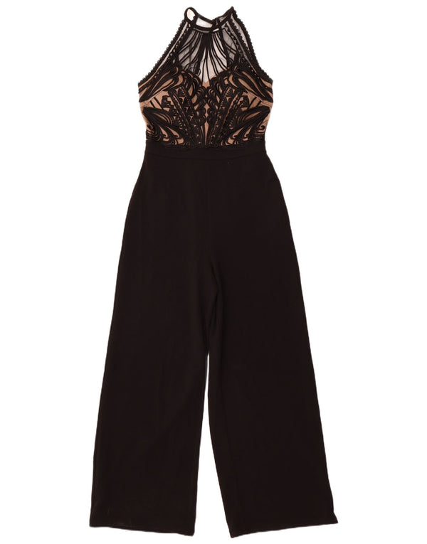 Lipsy Womens Sleeveless Jumpsuit UK 8 Small Black