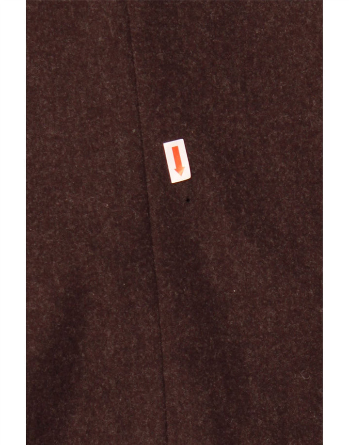 Federica Womens 5 Button Blazer Jacket UK 14 Medium Brown Wool