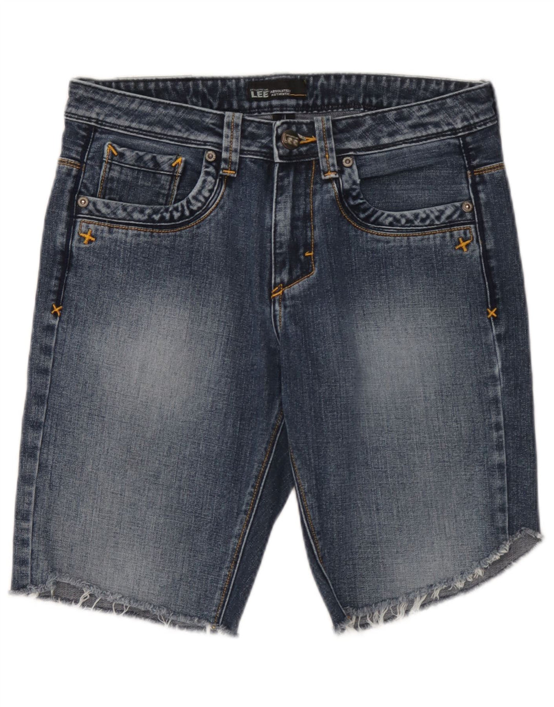 Lee Mens Denim Shorts W33 Medium Blue Cotton