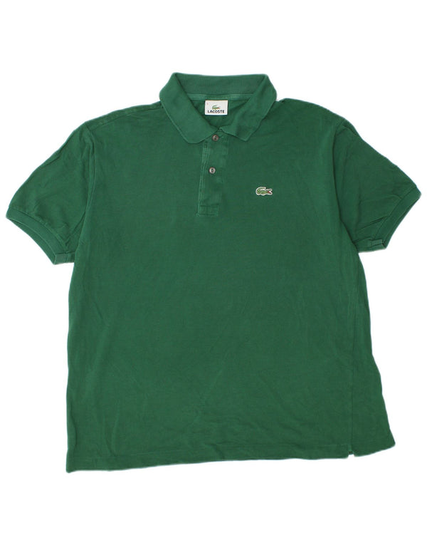 Lacoste Mens Polo Shirt Size 5 Large Green Cotton