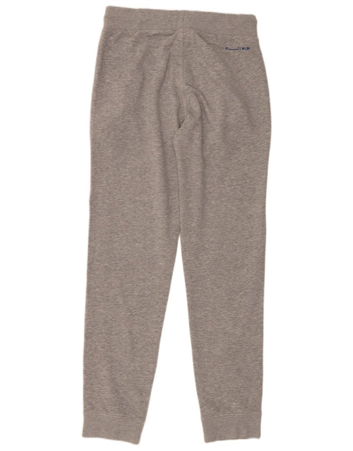Champion Womens Tracksuit Trousers Joggers UK 10 Small  Grey Cotton