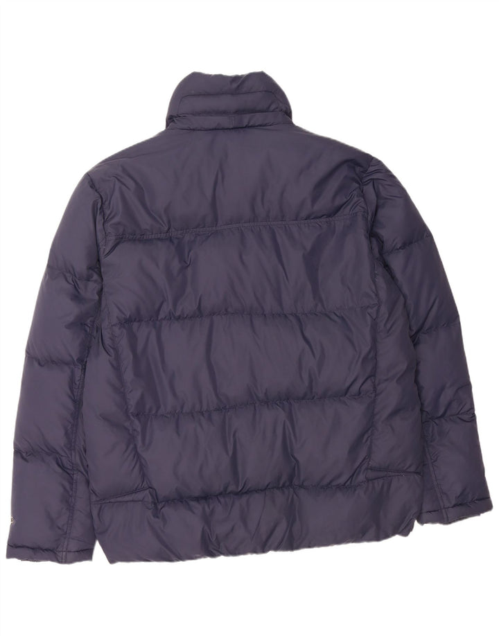 CREW CLOTHING Mens Padded Jacket UK 40 Large Navy Blue Nylon