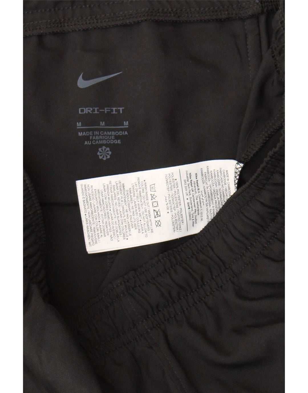 Nike Womens Dri Fit Tracksuit Trousers Joggers UK 14 Medium Black