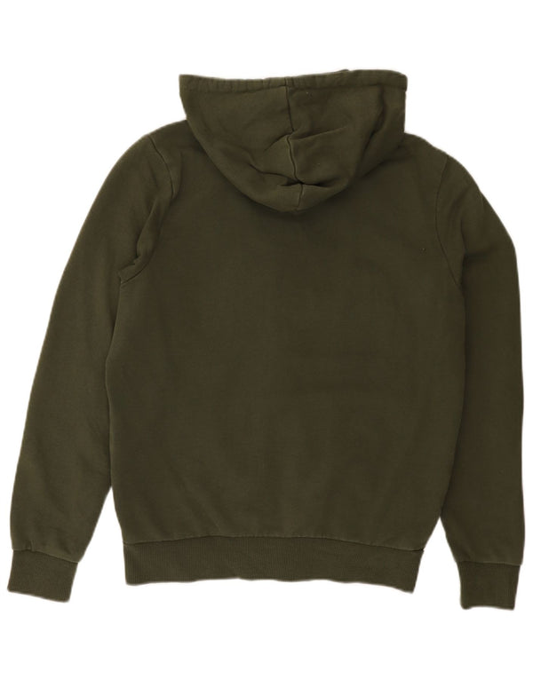 Sun68 Boys Zip Hoodie Sweater 13-14 Years Khaki Cotton
