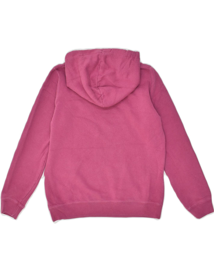 JACK WILLS Womens Graphic Hoodie Jumper UK 12 Medium Pink Cotton | Vintage Jack Wills | Thrift | Second-Hand Jack Wills | Used Clothing | Messina Hembry 