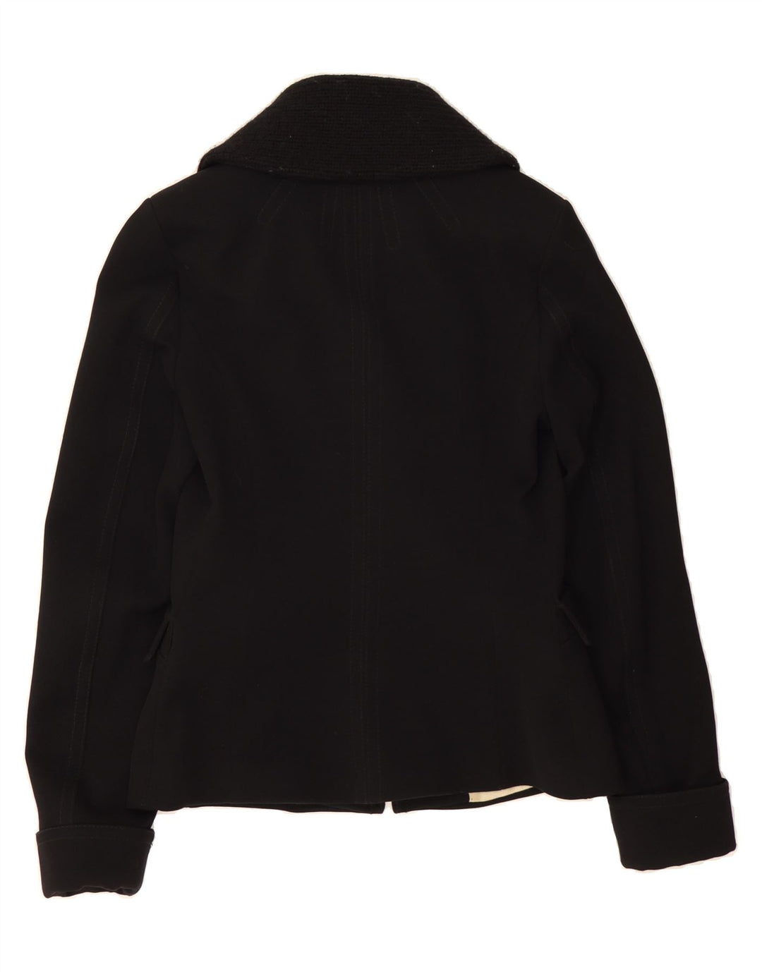 DRYKORN Womens 3 Button Blazer Jacket UK 12 Medium Black Nylon Vintage Drykorn and Second-Hand Drykorn from Messina Hembry 