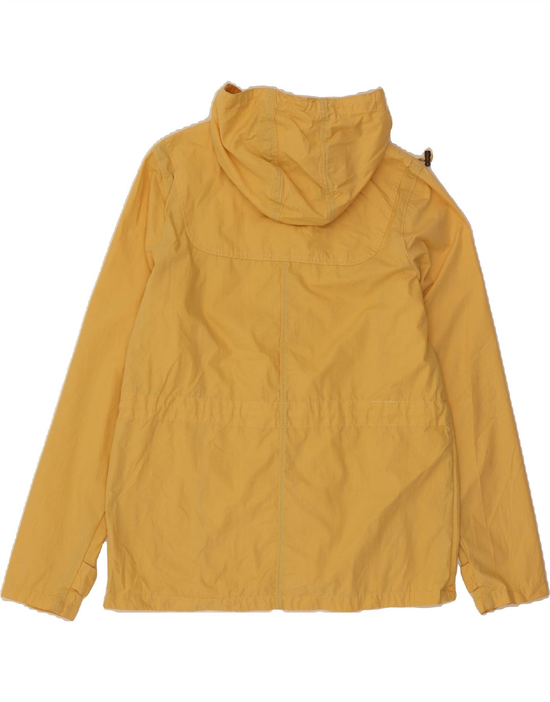 FAT FACE Womens Hooded Bomber Jacket UK 14 Large Yellow Cotton Vintage Fat Face and Second-Hand Fat Face from Messina Hembry 