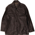 Ironsides Mens Leather Jacket UK 40 Large Black Leather