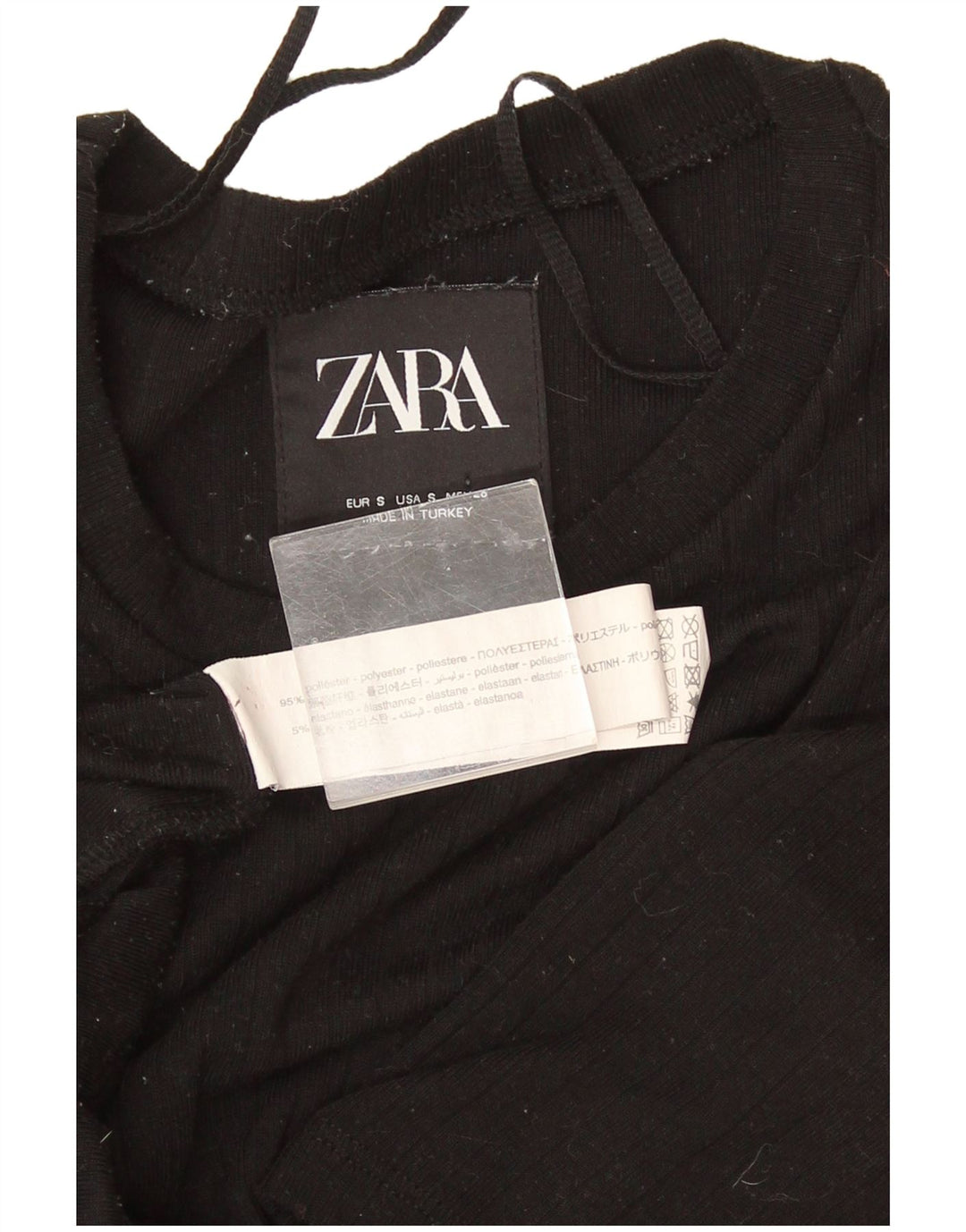 Zara Womens Maxi Dress UK 8 Small Black Polyester