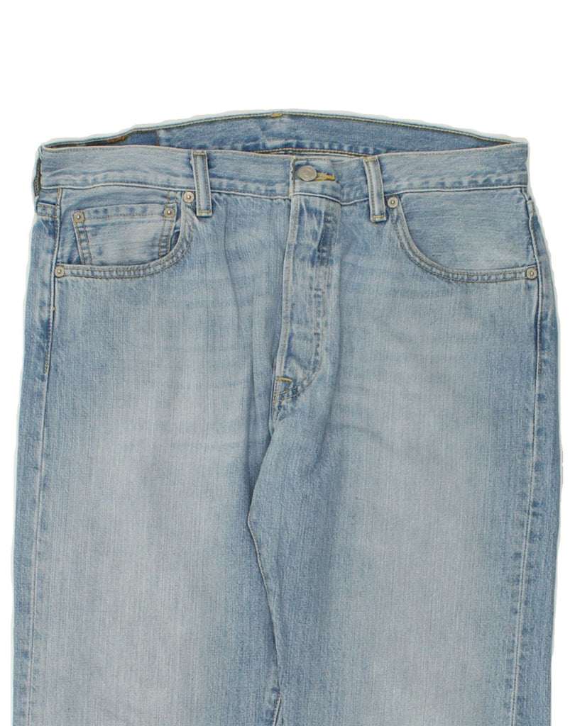 LEVI'S Mens 501 Straight Jeans W34 L32 Blue Cotton | Vintage Levi's | Thrift | Second-Hand Levi's | Used Clothing | Messina Hembry 