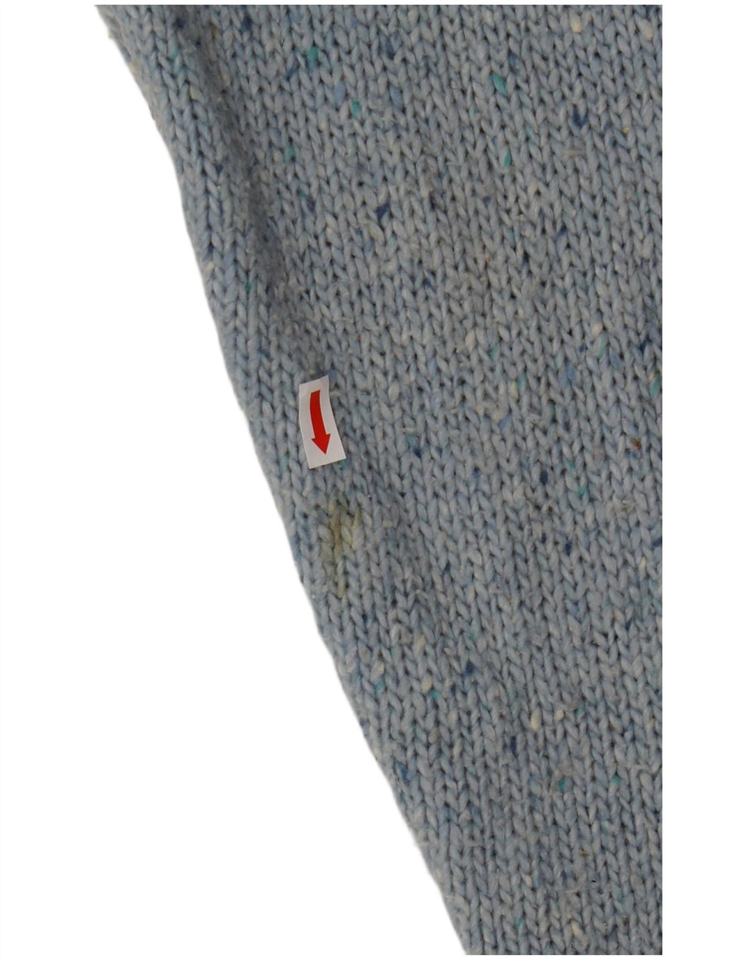 Rifle Womens Turtle Neck Jumper Sweater UK 16 Large Blue Flecked Wool