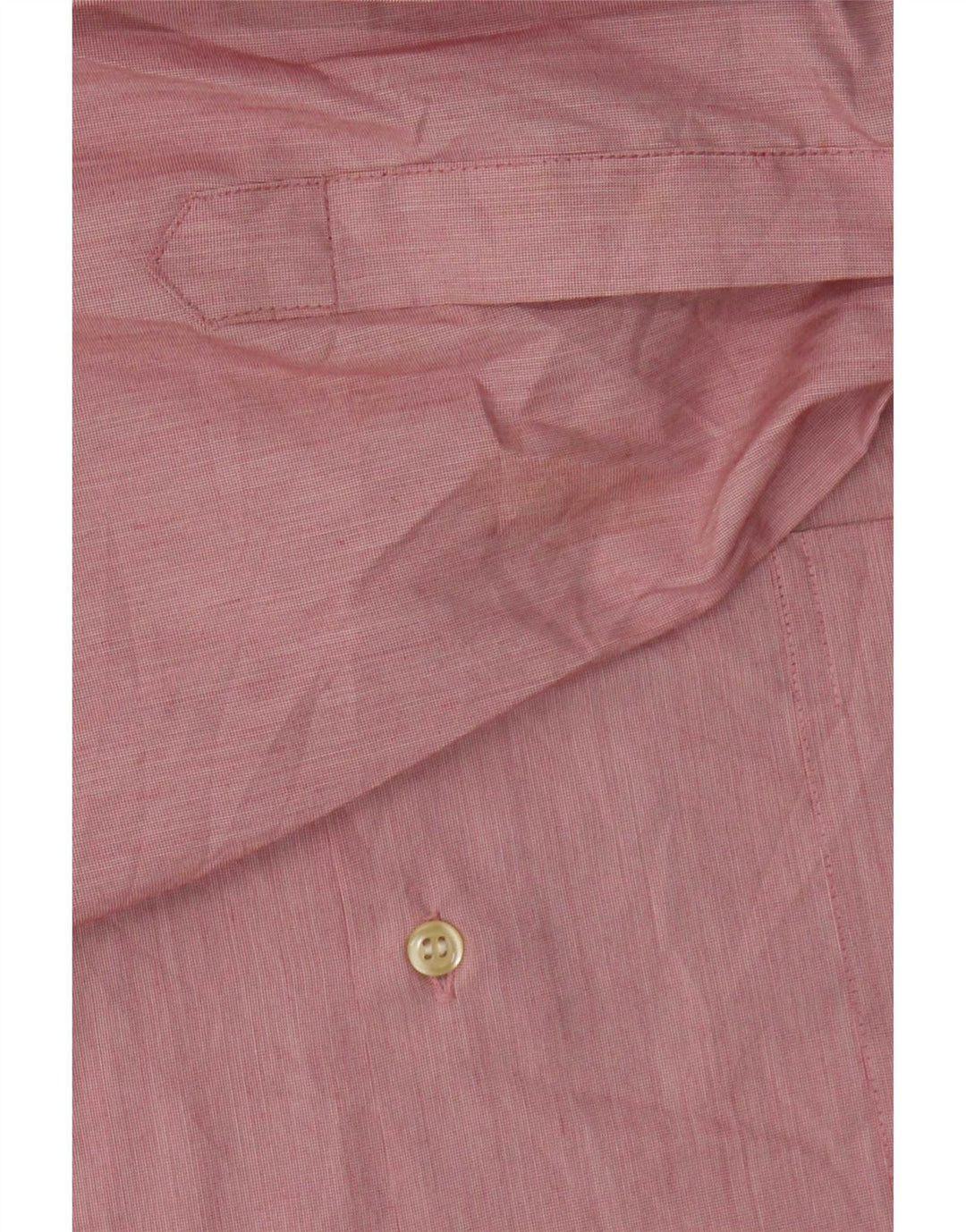 Pierre Cardin Mens Shirt Size 41 Medium Pink Polyester