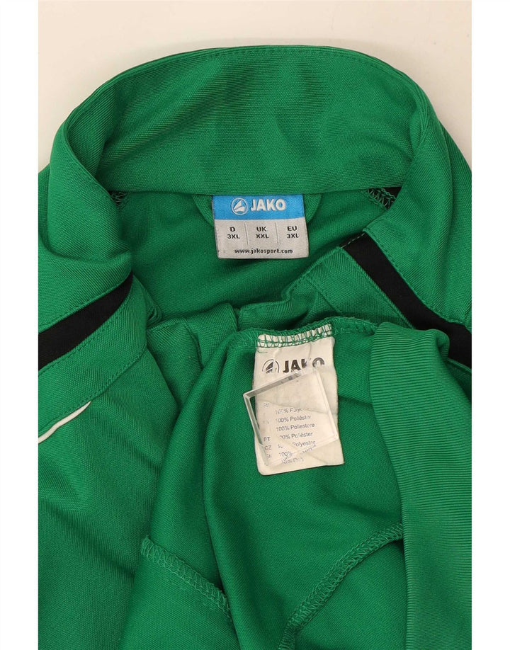 Jako Mens Tracksuit Top Jacket 2XL Green Polyester